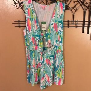 Lilly Pulitzer Greer Romper size Large NWT
